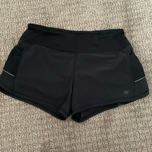Athleta black athletic shorts
